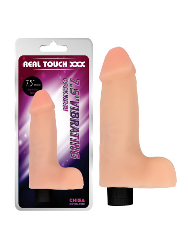 VIBRATORE REALISTICO "REAL TOUCH XXX" CARNE - 19 CM